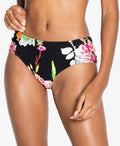Rachel Roy Ombre Floral Printed Ruched-Side Bikini Bottoms, Size XL by Vanessa Jane