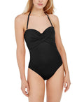 Kate Spade New York 271373 Womens Underwire Bandeau One-Piece Swimsuit Size M by Vanessa Jane