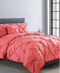 Vcny Home Carmen Pintuck 4 Piece Comforter Set, Queen Bedding by Vanessa Jane