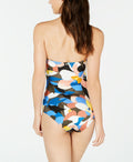 Calvin Klein Printed Strapless One-Piece Swimsuit by Vanessa Jane