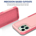 Rugged 3-Layer Heavy Duty Shockproof Case for iPhone 17 Pro Max Air 16 15 14 13 12 11 Black by Merch Section