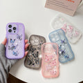 Butterfly Clear Shockproof Wavy Case for iPhone 16 Pro Max 16e 16 15 14 13 12 11 X by Merch Section