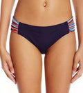 Anne Cole Women's Multi Color Crochet Shirred Tab Side Hipster Bikini XS by Vanessa Jane