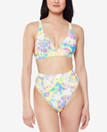 Jessica Simpson Tie-Dyed High-Waist Bikini Bottoms Women’s Swimsuit by Vanessa Jane