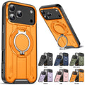Magnetic Ring Stand Rugged Shockproof Case for iPhone 17 Pro Max Air 17 Pro 17 by Merch Section