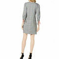 Jessica Howard Womens Plaid Three-Quarter Sleeves Casual Dress, Size 12 by Vanessa Jane