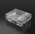 Nintendo Entertainment System Replacement Shell Housing NES Clear by VintageVideoGameStore