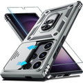 Shockproof Case with Tempered Glass for Samsung Galaxy S26 Ultra S25 Multicolor by Merch Section