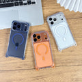 MagSafe Clear Case with Wrist Strap for iPhone 17 Pro Max Air 17e 16 15 14 13 12 Gray by Merch Section