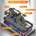 Camouflage Pattern Kickstand Shockproof Case for iPhone 17 Pro Max Air 16 15 14 13 12 by Merch Section