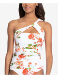 Rachel Rachel Roy Women One-Shoulder Floral-Print Tankini Top, Size XS by Vanessa Jane