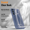 Shockproof Case with Tempered Glass for Samsung Galaxy A17 5G A16 5G Clear by Merch Section