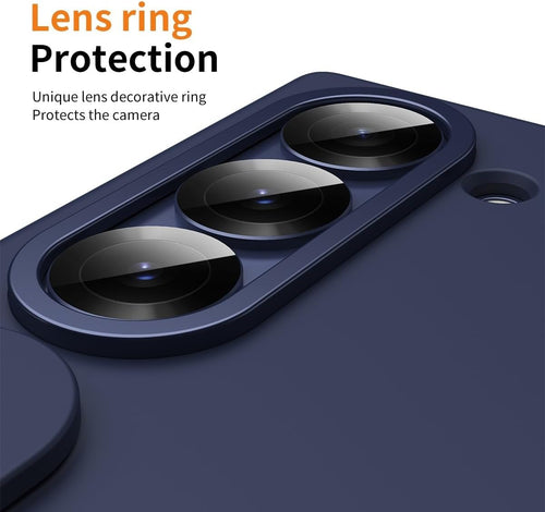 Shockproof Case with Wristband Stand Screen Lens Protector for Samsung Galaxy Z Fold 7 Multicolor by Merch Section