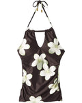 Lauren Ralph Lauren Villa Floral Halter Tankini Top, Size 16 by Vanessa Jane