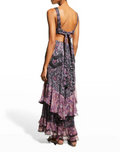 Rococo Sand Printed Tiered Maxi Dress by Vanessa Jane