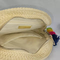 I.n.c. Straw Taco Clutch - Natural/Silver by Vanessa Jane