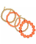 Inc Gold-Tone 4-Pc. Set Beaded Stretch Bracelets by Vanessa Jane
