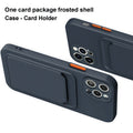 Shockproof Rubber Card Holder Wallet Case for iPhone 17 Pro Max 16 15 14 by Merch Section