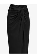 Express Body Contour Fitted Skirt Large Midi Built In Shapewear, Medium by Vanessa Jane
