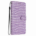 Crocodile Pattern Leather Flip Stand Wallet Case for iPhone 17 Pro Max Air 16 15 by Merch Section