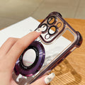 Shockproof Clear Case Magnetic Ring Stand for iPhone 17 Pro Max 16 15 14 13 12 11 by Merch Section
