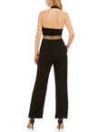 Teeze Me Juniors' Glitter-Waist Jumpsuit Black, Size 3 by Vanessa Jane