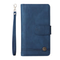 Zipper PU Leather Magnetic Wallet Case for iPhone 17 Pro Max Air 16 15 14 13 12 Black by Merch Section