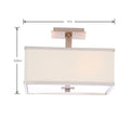 Hampton Bay Menlo Hampton Bay Menlo Park Semi-Flush Mount 4-Light by Vanessa Jane