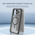 MagSafe Shockproof Matte Frost Case for iPhone 17 Pro Max Air 16 15 14 13 Black by Merch Section