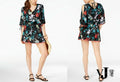 Bar III Women's Split-Sleeve Tunic Cover-Up by Vanessa Jane