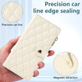 Zipper Leather Wallet Crossbody Case for iPhone 16 Pro Max 16e 15 14 13 12 by Merch Section