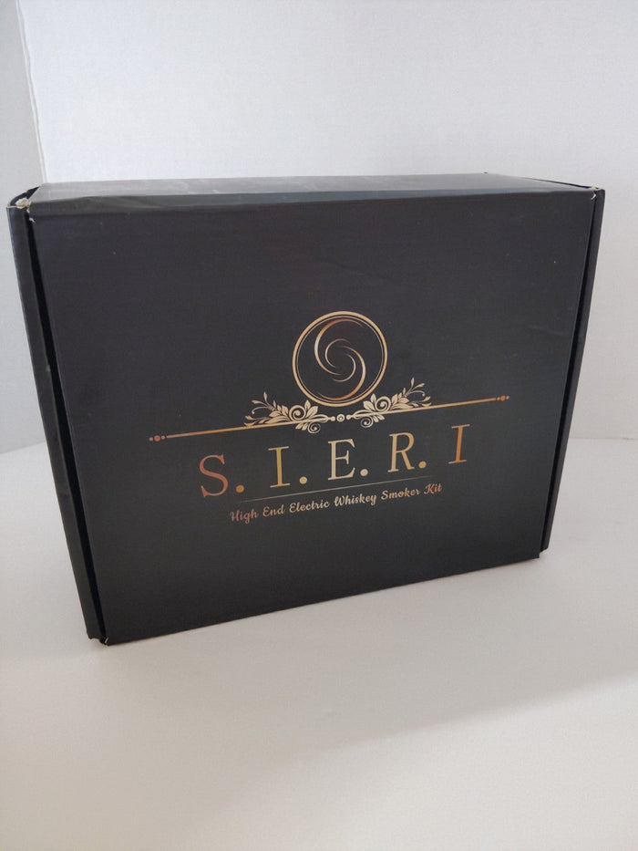 S.I.E.R.I. High End Whiskey Smoker Kit Rechargeable Black by Deal US