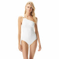 Michael Kors Embellished One-Shoulder Underwire One-Piece Swimsuit by Vanessa Jane