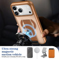 Magnetic Matte Ring Stand MagSafe Case for iPhone 17 Pro Max 16e 16 15 14 13 Black by Merch Section