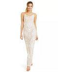 Jump Juniors Low back Glitter Slip Gown, Size 1/2 by Vanessa Jane