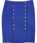 Calvin Klein Womens Petites Sailor Pencil Wear Skirt by Vanessa Jane