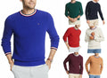 Tommy Hilfiger Mens Geneva Regular-Fit Tipped Ribbed-Knit Sweater by Vanessa Jane
