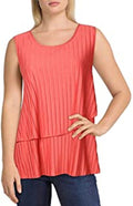 Alfani Solid Ribbed Overlay Top, Size M by Vanessa Jane