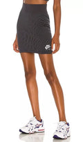 Nike NSW Air Rib Skirt in Black/White Size Small by Vanessa Jane