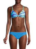 Tommy Hilfiger Tie-Dye Tie-Front Bikini Top Women’s Swimsuit by Vanessa Jane
