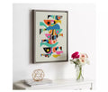 Sylvie Under the Sea by Rachel Lee of My Dream Wall Framed Abstract Canvas Wal by Vanessa Jane