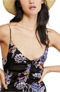 Free People Dress Sheath Floral Happy Heart, Size Large by Vanessa Jane