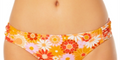 California Sunshine Printed Stretch Ruched Lined Bikini, Size Medium by Vanessa Jane