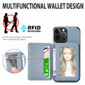 RFID Blocking Card Pocket Wallet Stand Case for iPhone 17 16 15 14 13 12 X by Merch Section