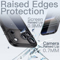 Slim Case for iPhone 17 Pro Max 6.9-Inch with Camera Lens Cover Black by Merch Section