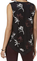 Alfani Womens Embroidered Sleeveless Blouse Top, Black, Small by Vanessa Jane