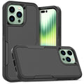 Rugged 3-Layer Heavy Duty Shockproof Case for iPhone 17 Pro Max Air 16 15 14 13 12 11 Black by Merch Section