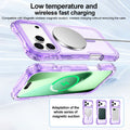 MagSafe 3-in-1 Clear Case with Strap for iPhone 17 Pro Max Air 16 15 14 13 12 11 Black by Merch Section