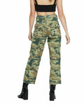 Free People Women's Green Camouflage Jeans by Vanessa Jane