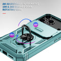 Heavy Duty Shockproof Case with Slide Camera Cover for iPhone 17 Pro Max Black by Merch Section